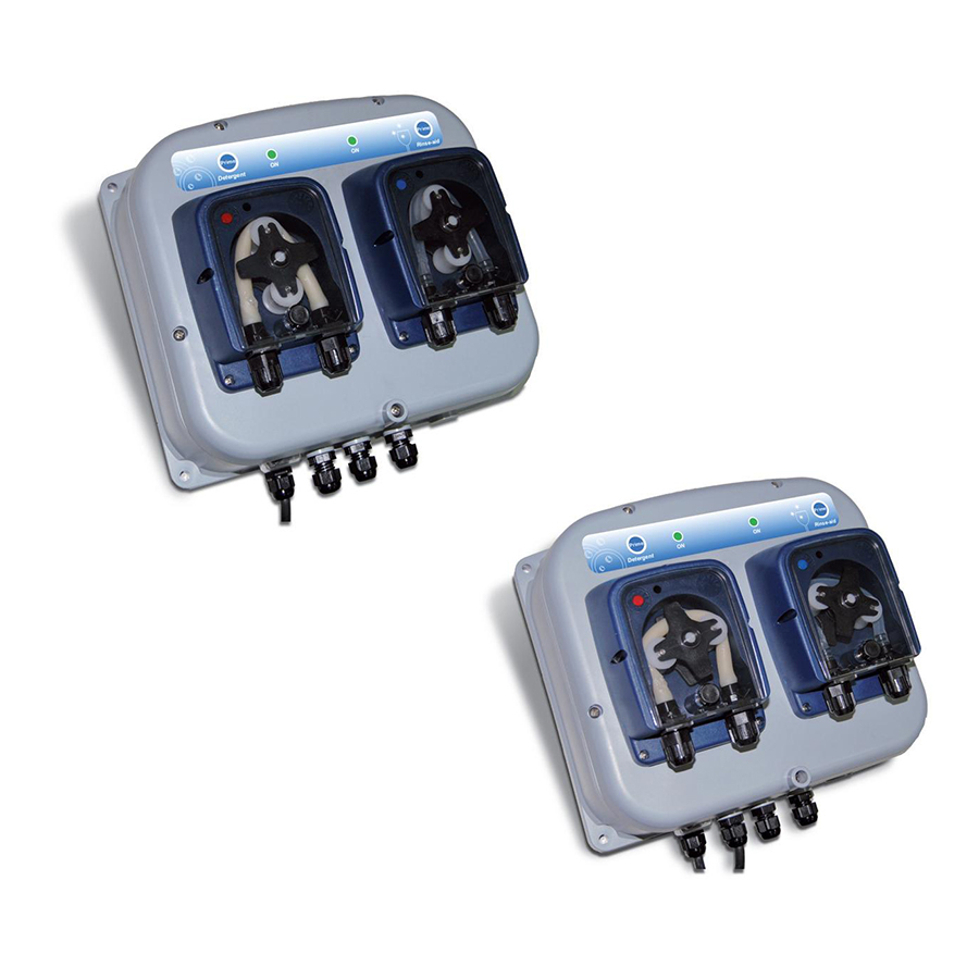 Doppelte Waschmittelpumpen