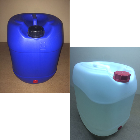 Flüssigchlor, Natriumhydroxid (Kalklauge), Salzsäure (HCl), Natriummetabisulfit (SMBS), Zitronensäure, EDTA