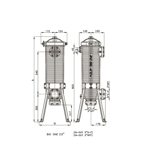 Big One Filtergehäuse