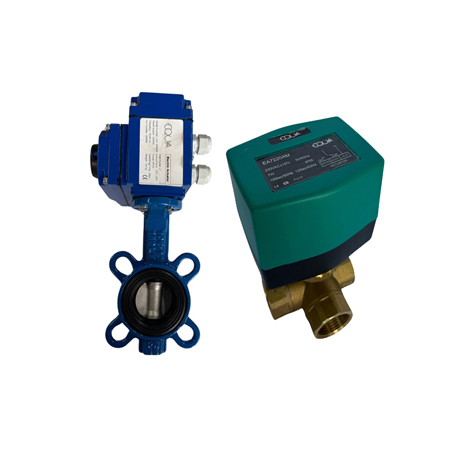 Elektrisch betriebenes Ventil, Elektrisch betriebene Schmetterlingsventile